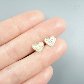 Stunning hearts earrings