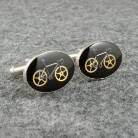 Road bicycle cufflinks