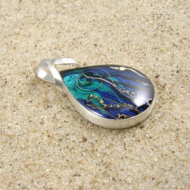 Aquarius sterling silver pendant