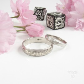 Unique wedding rings made on request