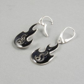 Gothic art earrings