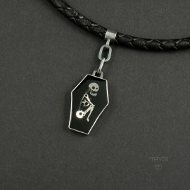 Men's skeleton necklace