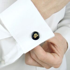 Spinki do koszuli z miniaturowymi aparatami fotograficznymi