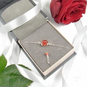 Bransoletka ze złotym serduszkiem na prezent dla Niej