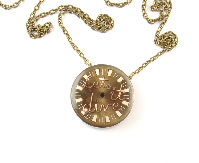 Let it dive - naszyjnik z przesłaniem