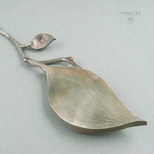 małe formy złotnicze ze srebra oksydowanego