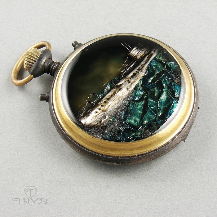 Ręcznie robiony medalion łódź podwodna