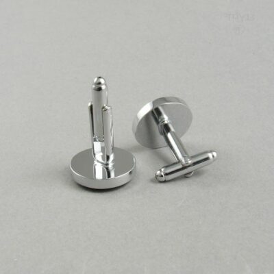 Piękne oprawy spinek z mosiądzu chromowanego