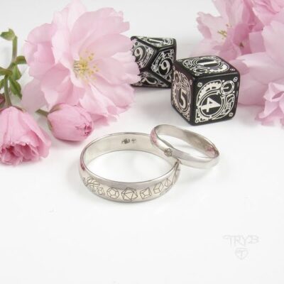 Personalizowane obrączki ślubne na zamówienie i na wymiar