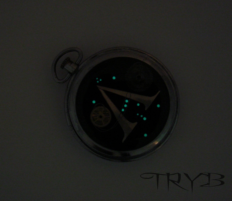 Astronomiczna biżuteria artystyczna świecąca w ciemności