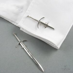 Męska biżuteria artystyczna ze srebra