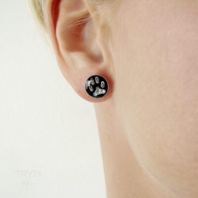 Wkrętki psie łapki ze srebra i części zegarków