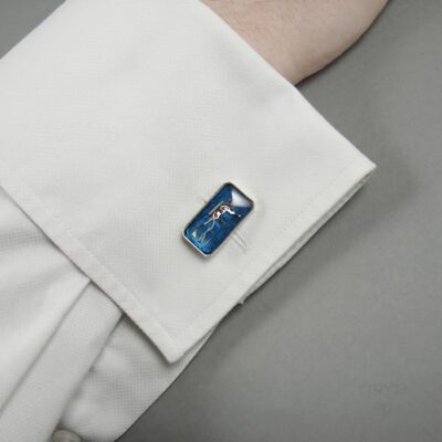 Spinki do mankietów z motywem nurkowym