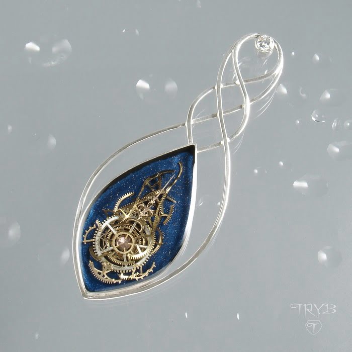 Astronomiczny wisior GWIAZDY PODWÓJNE o relacjach ciał niebieskich