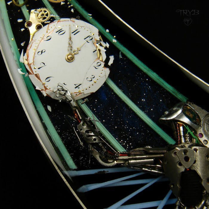 LINIA ŚWIATŁA unikatowy srebrny naszyjnik artystyczny - obrazek 2