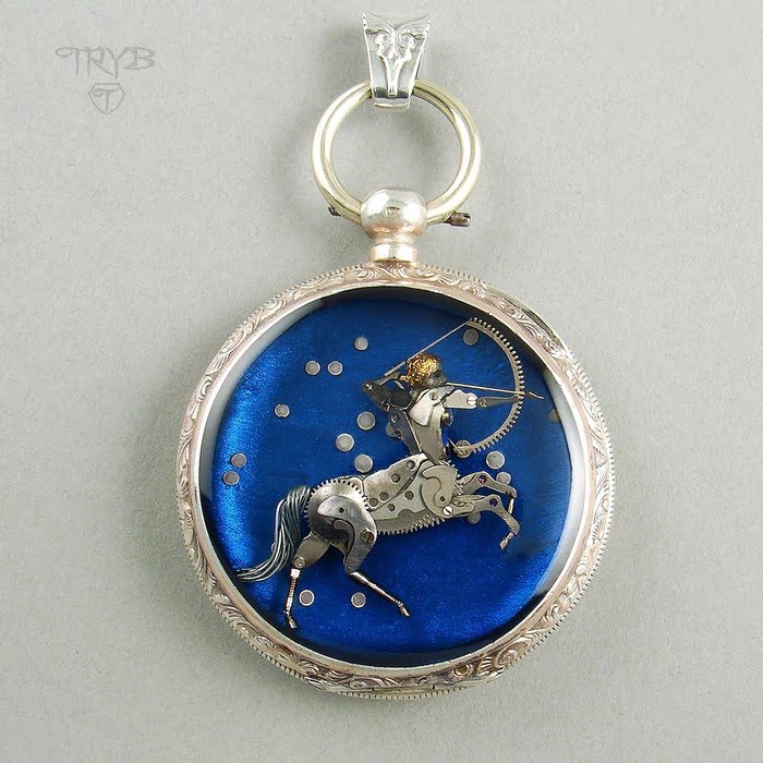 Ręcznie robiona zawieszka strzelec znak zodiaku