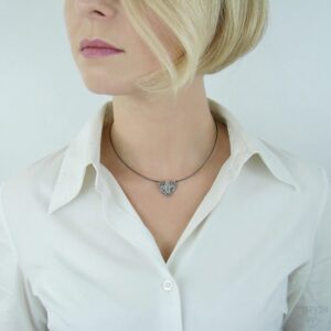 Wisiorek gepard ze srebra