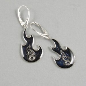 CIEMNY PŁOMIEŃ kolczyki o walce z depresją