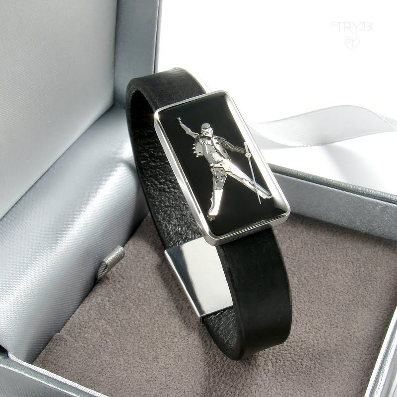 Męska bransoleta z sylwetką Freddiego Mercury’ego