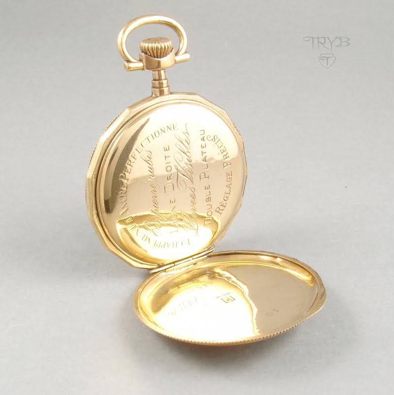 Biżuteria z zegarków - sekretnik z koperty czasomierza