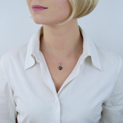 Naszyjnik celebrytka ze srebra z trybikami