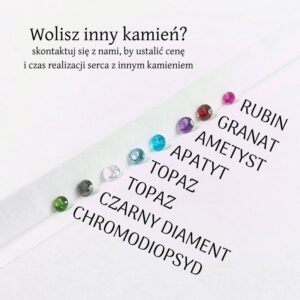 Kamienie naturalne, z którymi mogę zaproponować wykonanie serduszka ze srebra